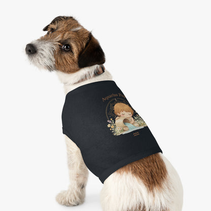 Aquarius Pup Pet Tank Top – Zodiac Water-Bearer Dog Shirt