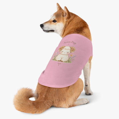 Aries Pup Pet Tank Top – Cute Zodiac Dog Shirt