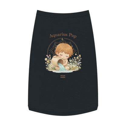 Aquarius Pup Pet Tank Top – Zodiac Water-Bearer Dog Shirt