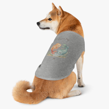 Pisces Pup Pet Tank Top – Zodiac Fish Dog Shirt | Cute Astrology Pet Tee