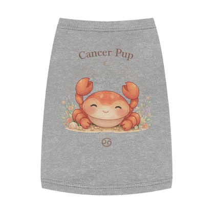 Cancer Pup Pet Tank Top – Cute Zodiac Crab Dog Shirt (Cancer Astrology Gift)