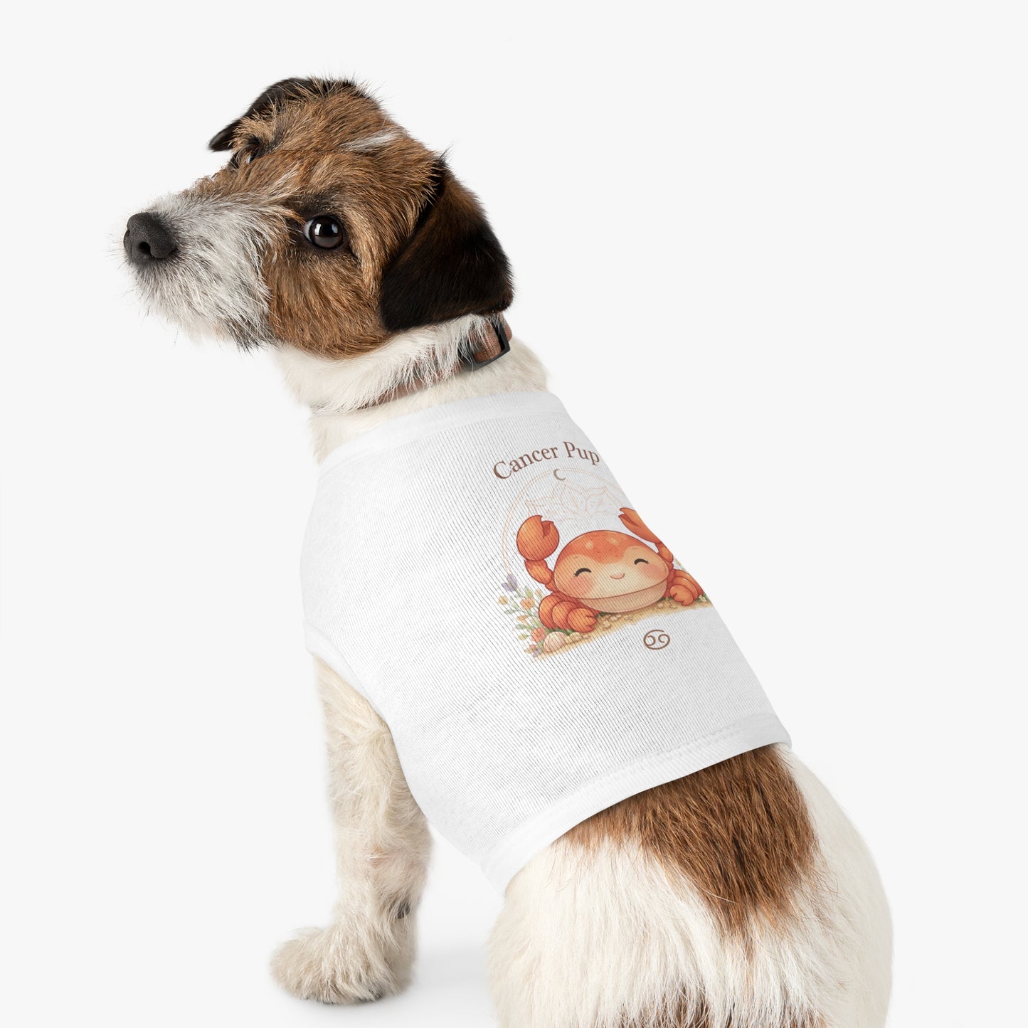 Cancer Pup Pet Tank Top – Cute Zodiac Crab Dog Shirt (Cancer Astrology Gift)