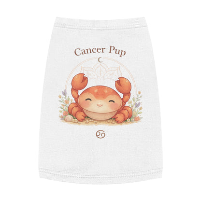 Cancer Pup Pet Tank Top – Cute Zodiac Crab Dog Shirt (Cancer Astrology Gift)