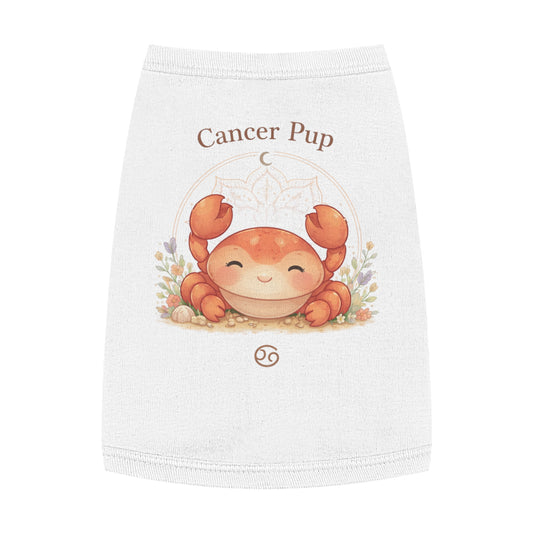 Cancer Pup Pet Tank Top – Cute Zodiac Crab Dog Shirt (Cancer Astrology Gift)