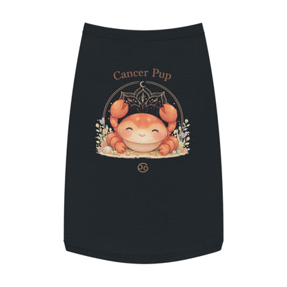 Cancer Pup Pet Tank Top – Cute Zodiac Crab Dog Shirt (Cancer Astrology Gift)