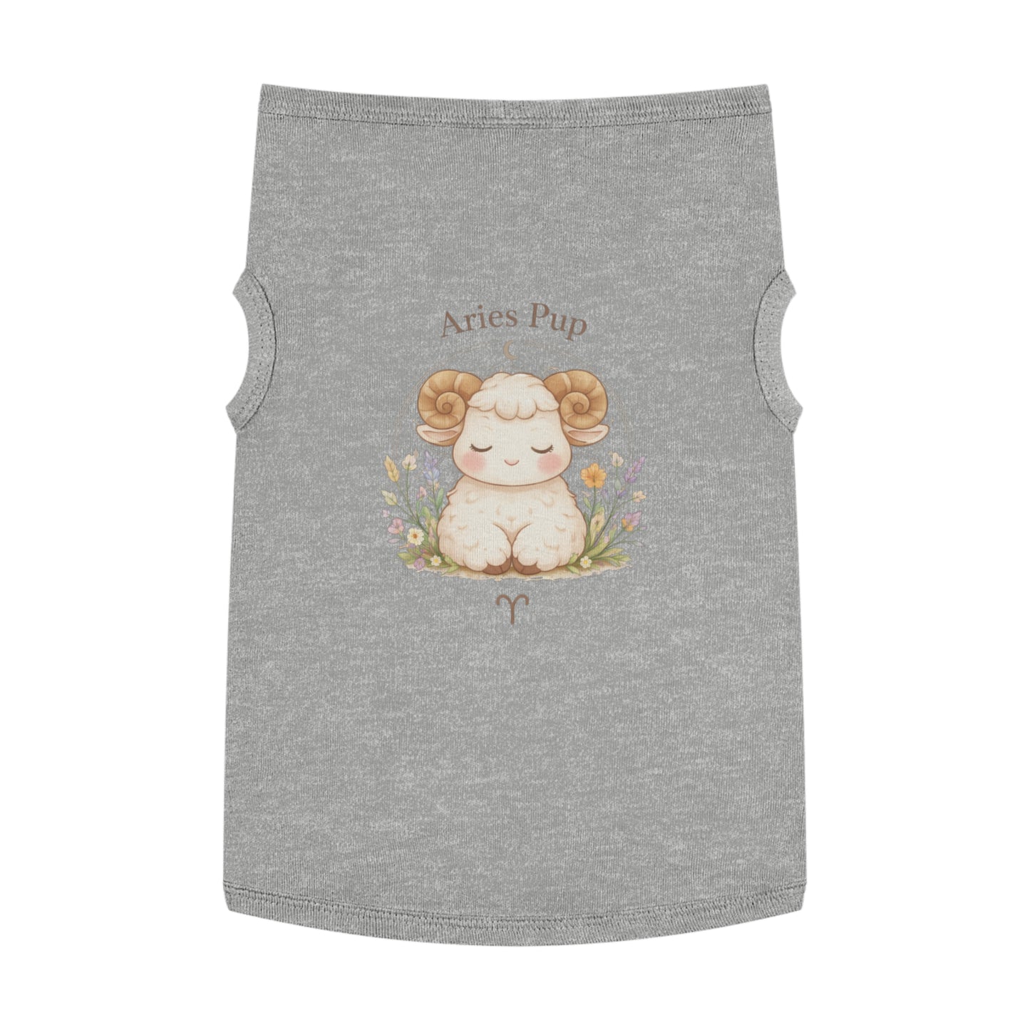 Aries Pup Pet Tank Top – Cute Zodiac Dog Shirt