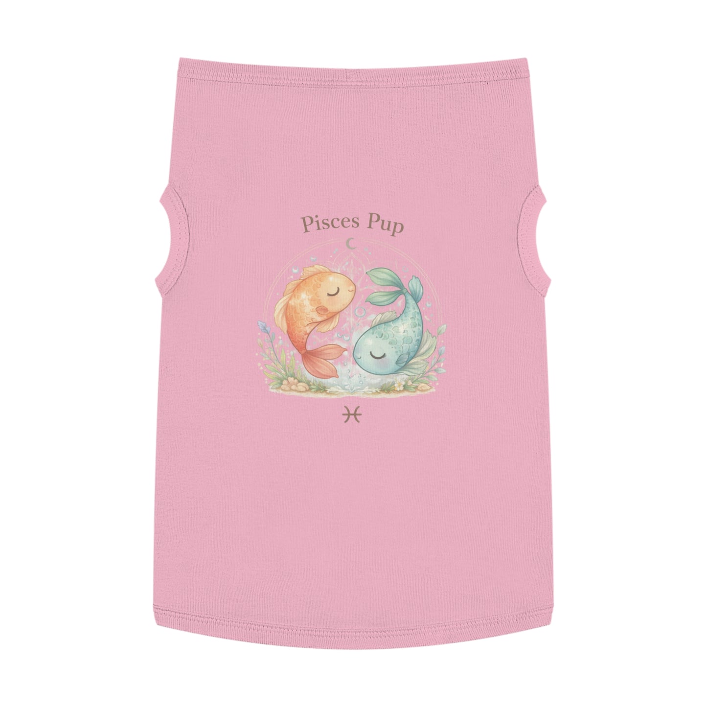 Pisces Pup Pet Tank Top – Zodiac Fish Dog Shirt | Cute Astrology Pet Tee