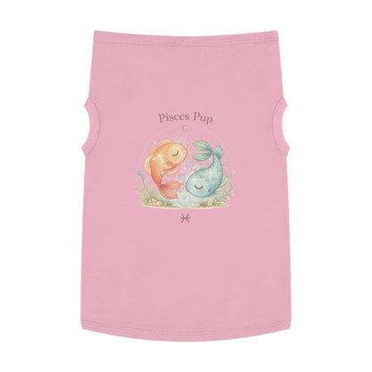Pisces Pup Pet Tank Top – Zodiac Fish Dog Shirt | Cute Astrology Pet Tee