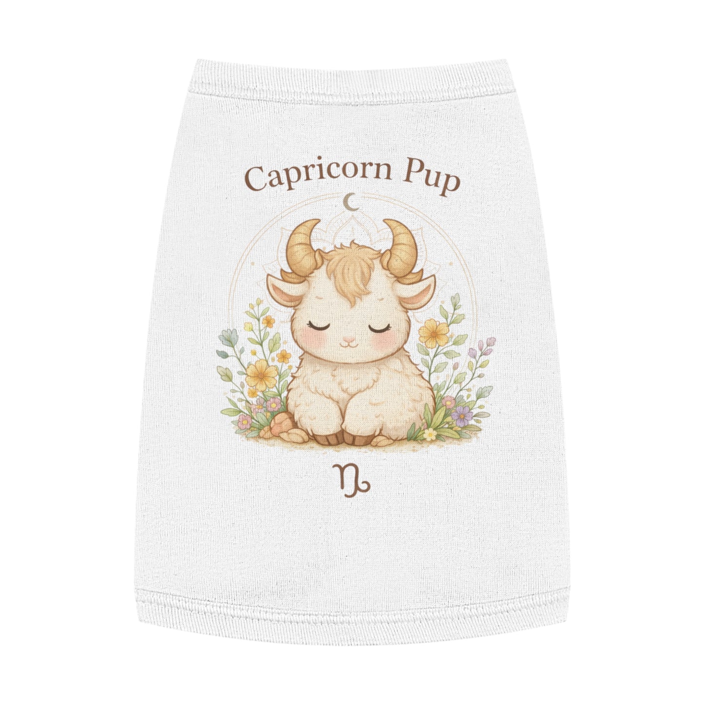 Capricorn Pup Pet Tank Top — Cute Zodiac Dog Shirt