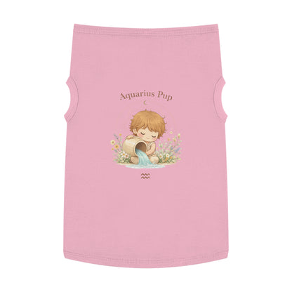 Aquarius Pup Pet Tank Top – Zodiac Water-Bearer Dog Shirt
