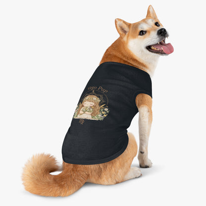Virgo Pup Pet Tank Top — Zodiac Floral Dog Shirt
