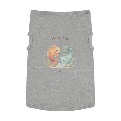 Pisces Pup Pet Tank Top – Zodiac Fish Dog Shirt | Cute Astrology Pet Tee