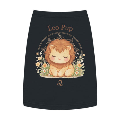 Leo Pup Pet Tank Top – Cute Zodiac Lion Dog Tee for Small Dogs