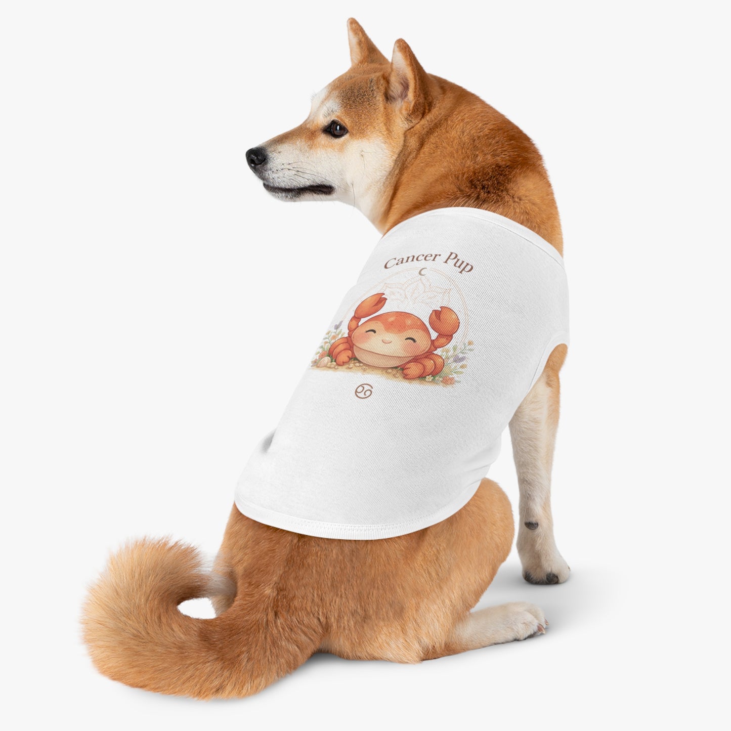 Cancer Pup Pet Tank Top – Cute Zodiac Crab Dog Shirt (Cancer Astrology Gift)