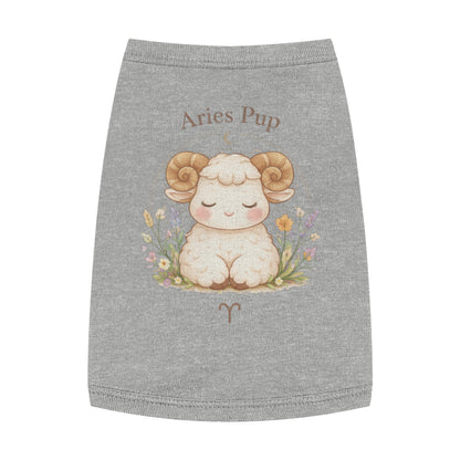 Aries Pup Pet Tank Top – Cute Zodiac Dog Shirt