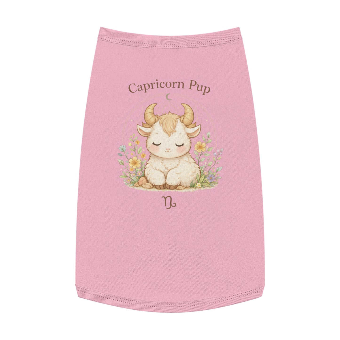 Capricorn Pup Pet Tank Top — Cute Zodiac Dog Shirt