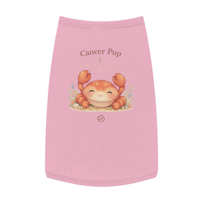 Cancer Pup Pet Tank Top – Cute Zodiac Crab Dog Shirt (Cancer Astrology Gift)