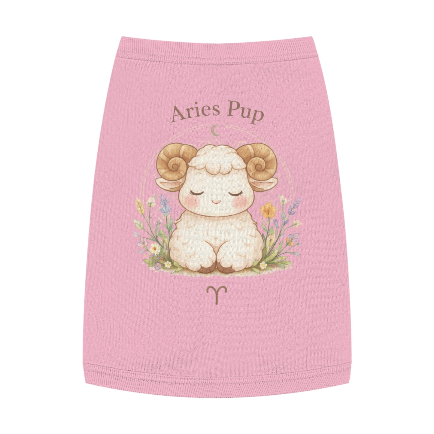 Aries Pup Pet Tank Top – Cute Zodiac Dog Shirt