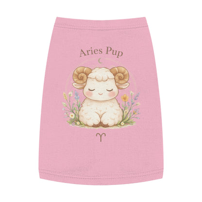 Aries Pup Pet Tank Top – Cute Zodiac Dog Shirt
