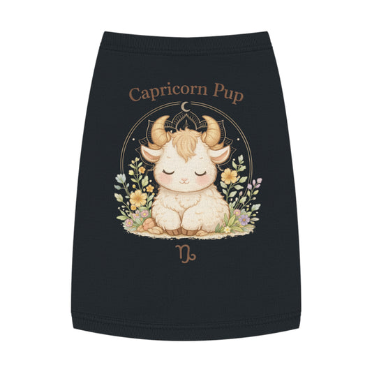 Capricorn Pup Pet Tank Top — Cute Zodiac Dog Shirt