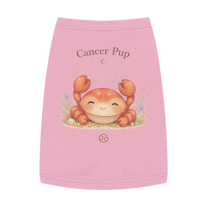Cancer Pup Pet Tank Top – Cute Zodiac Crab Dog Shirt (Cancer Astrology Gift)
