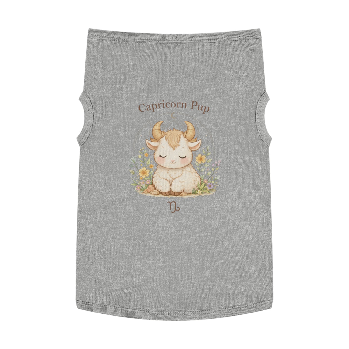 Capricorn Pup Pet Tank Top — Cute Zodiac Dog Shirt