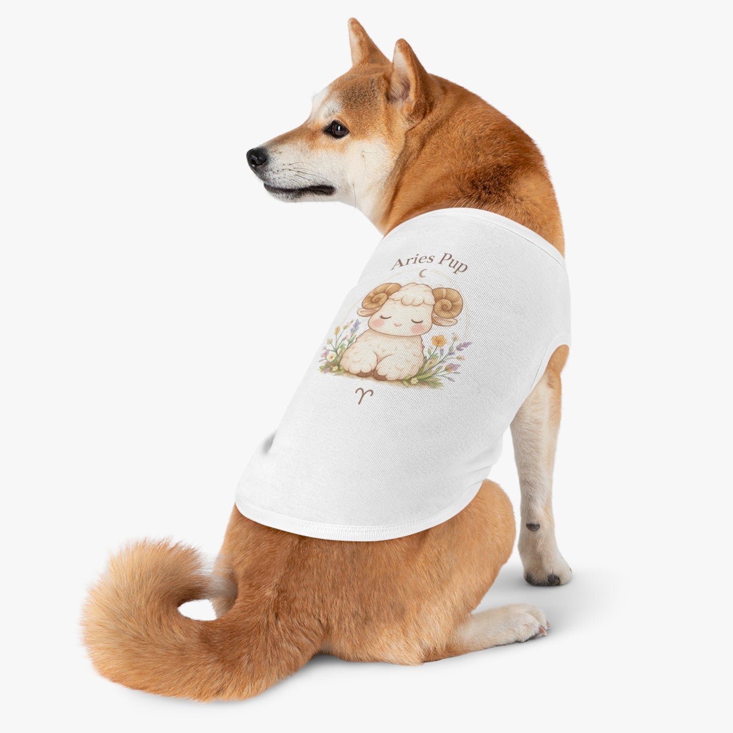 Aries Pup Pet Tank Top – Cute Zodiac Dog Shirt