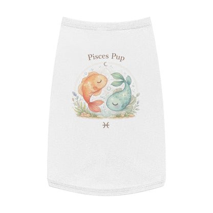 Pisces Pup Pet Tank Top – Zodiac Fish Dog Shirt | Cute Astrology Pet Tee