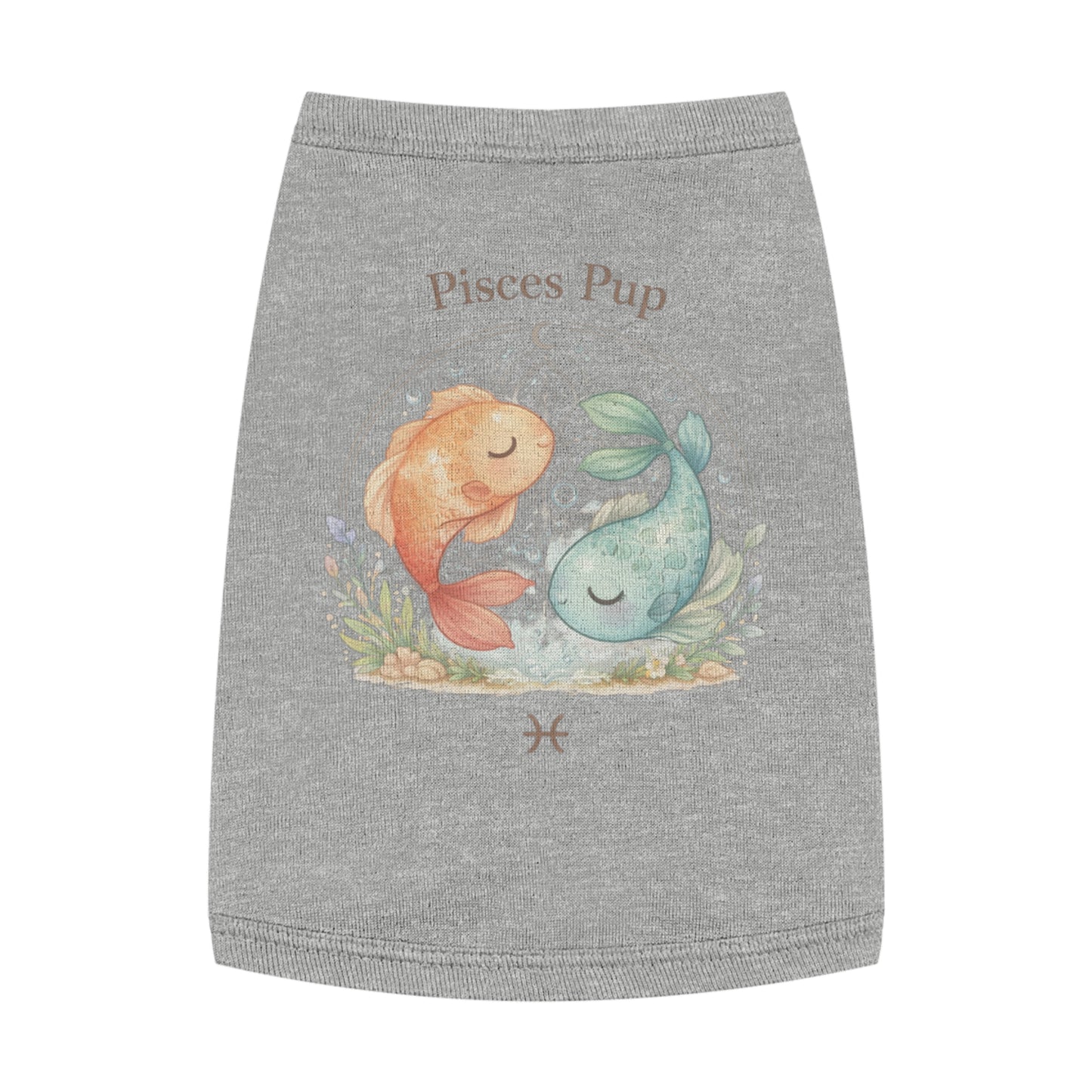Pisces Pup Pet Tank Top – Zodiac Fish Dog Shirt | Cute Astrology Pet Tee