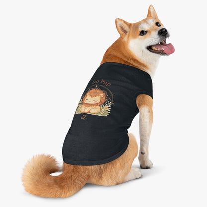 Leo Pup Pet Tank Top – Cute Zodiac Lion Dog Tee for Small Dogs
