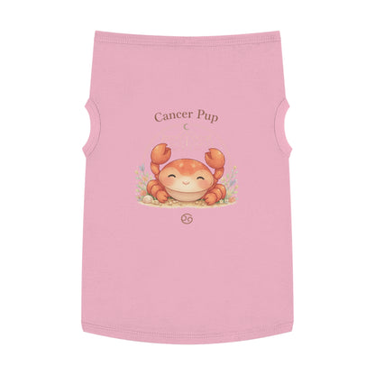 Cancer Pup Pet Tank Top – Cute Zodiac Crab Dog Shirt (Cancer Astrology Gift)