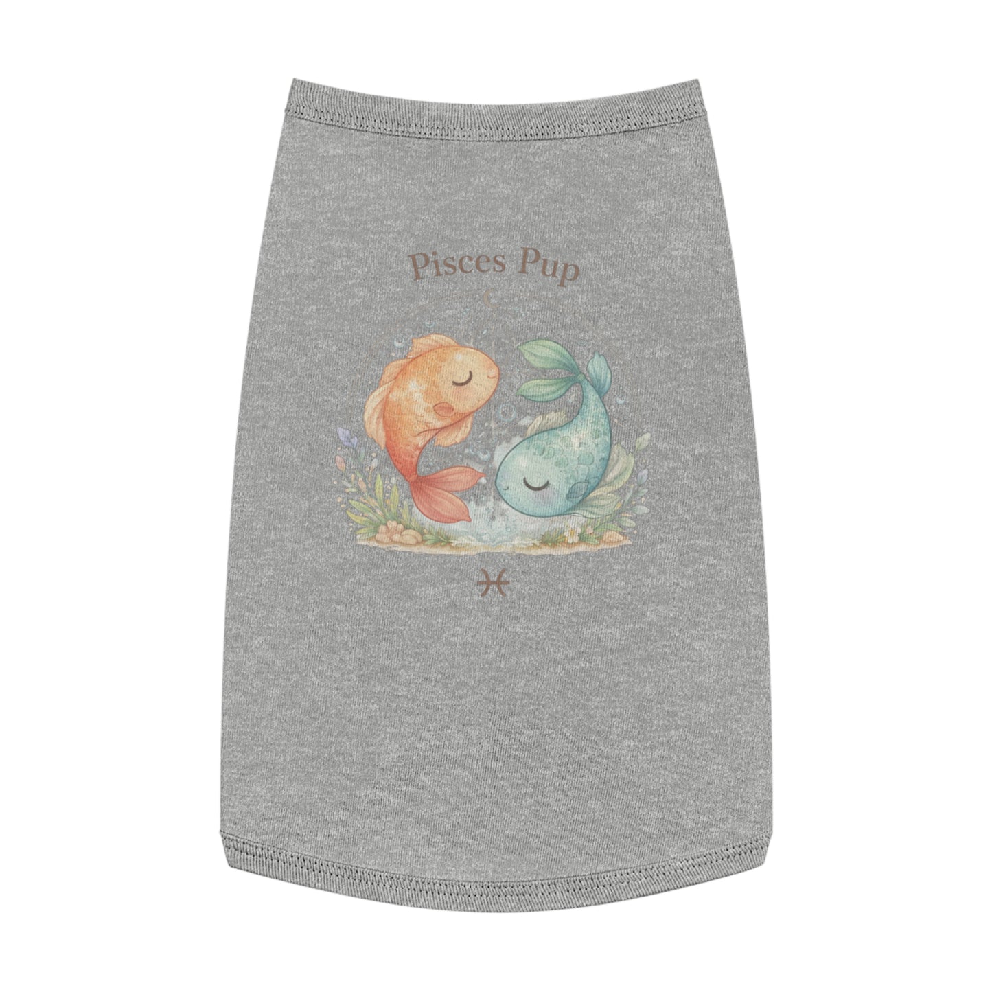 Pisces Pup Pet Tank Top – Zodiac Fish Dog Shirt | Cute Astrology Pet Tee