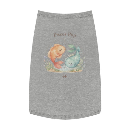 Pisces Pup Pet Tank Top – Zodiac Fish Dog Shirt | Cute Astrology Pet Tee