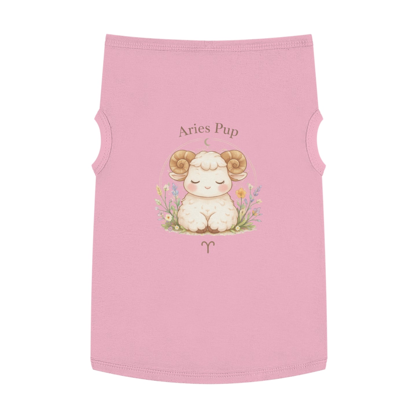Aries Pup Pet Tank Top – Cute Zodiac Dog Shirt