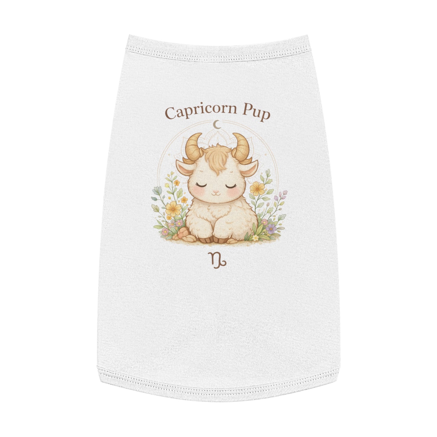 Capricorn Pup Pet Tank Top — Cute Zodiac Dog Shirt