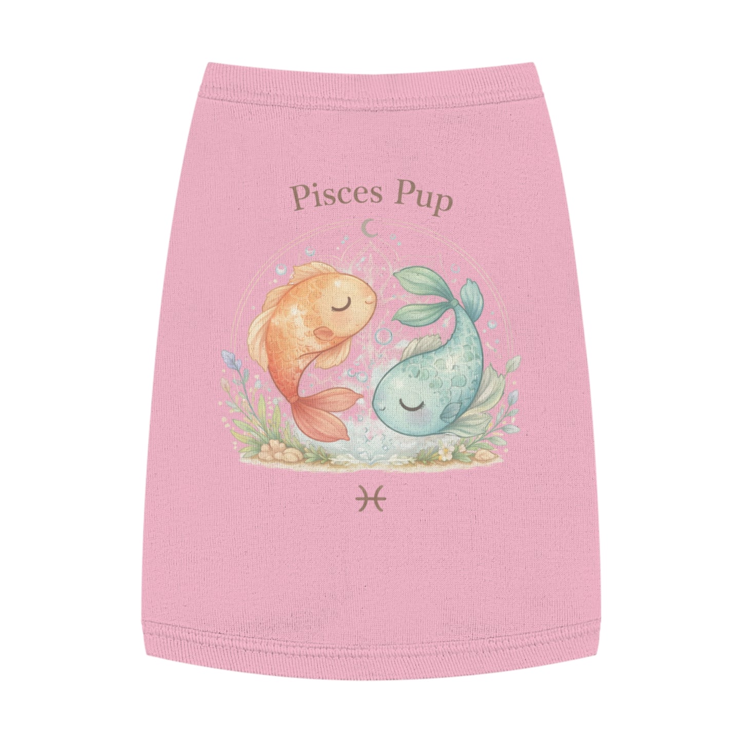 Pisces Pup Pet Tank Top – Zodiac Fish Dog Shirt | Cute Astrology Pet Tee