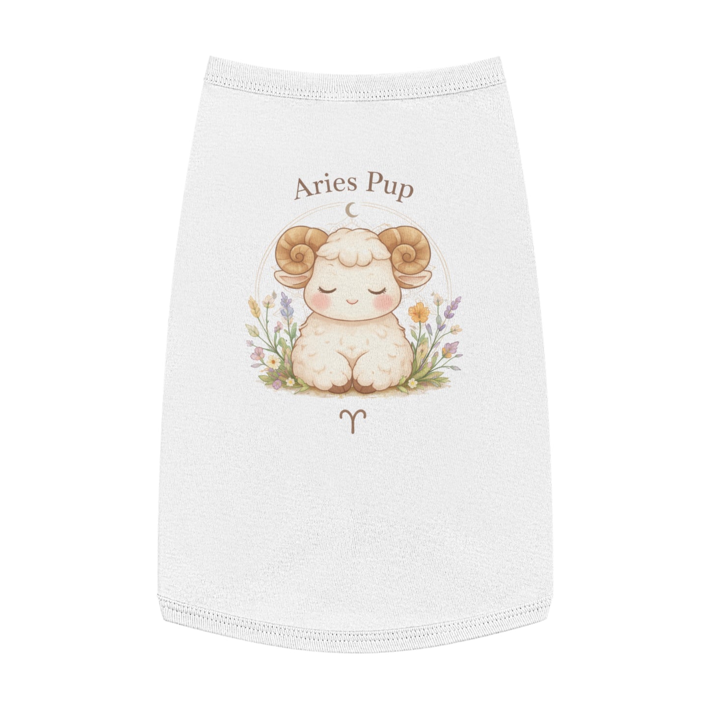 Aries Pup Pet Tank Top – Cute Zodiac Dog Shirt