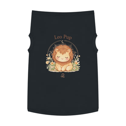 Leo Pup Pet Tank Top – Cute Zodiac Lion Dog Tee for Small Dogs