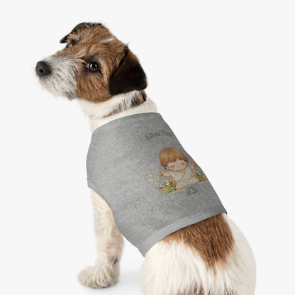 Libra Pup Pet Tank Top — Zodiac Dog Shirt with Cute Libra Illustration