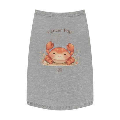 Cancer Pup Pet Tank Top – Cute Zodiac Crab Dog Shirt (Cancer Astrology Gift)