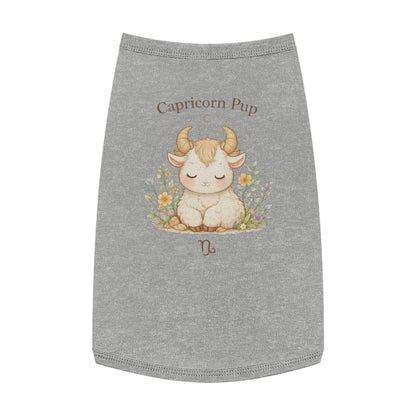 Capricorn Pup Pet Tank Top — Cute Zodiac Dog Shirt