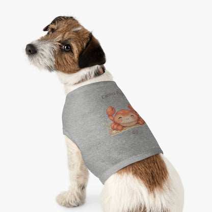 Cancer Pup Pet Tank Top – Cute Zodiac Crab Dog Shirt (Cancer Astrology Gift)