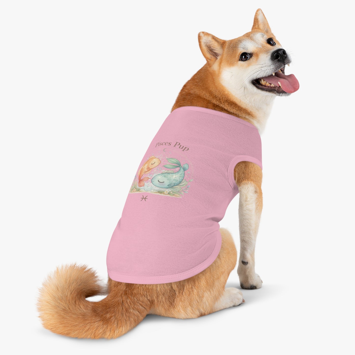 Pisces Pup Pet Tank Top – Zodiac Fish Dog Shirt | Cute Astrology Pet Tee