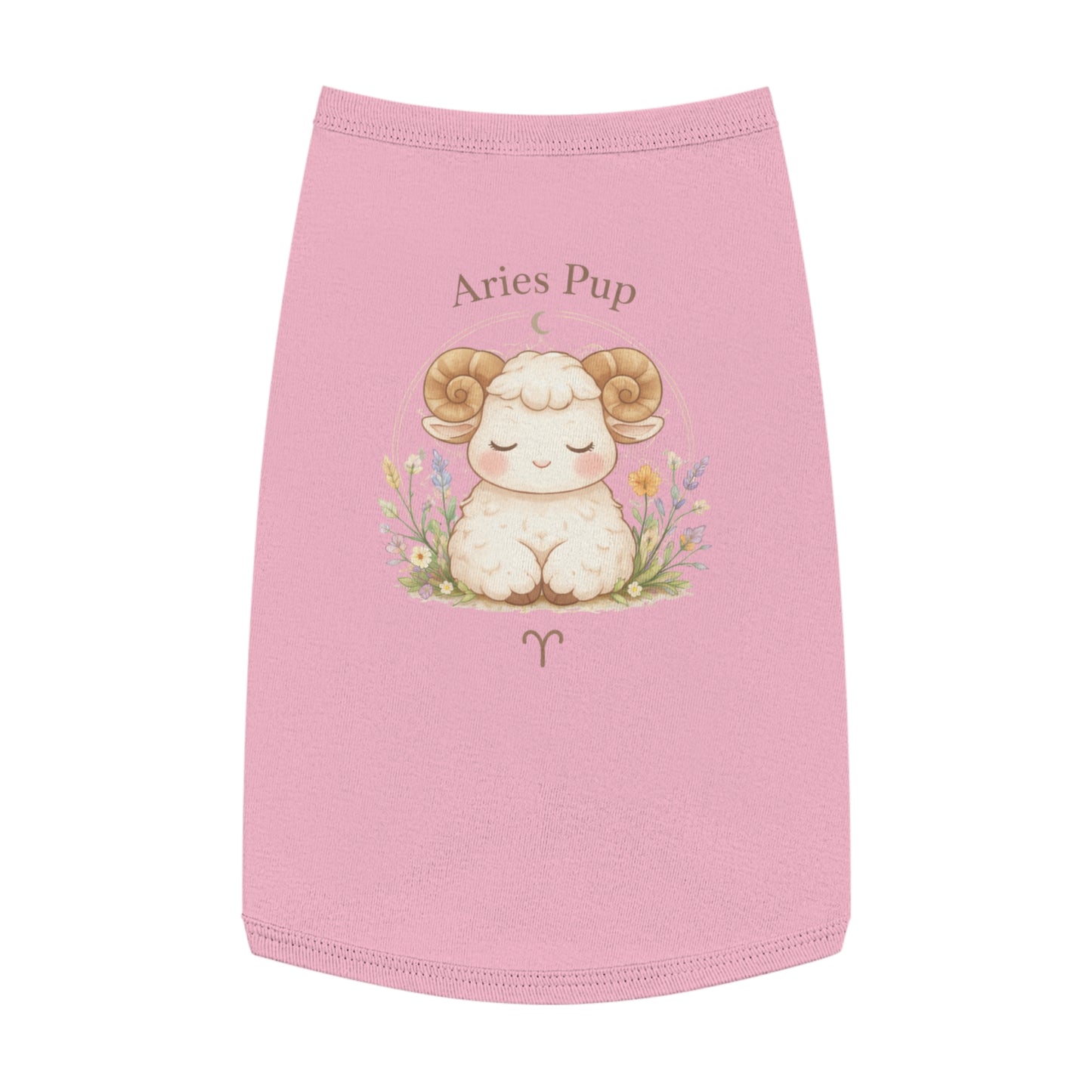 Aries Pup Pet Tank Top – Cute Zodiac Dog Shirt