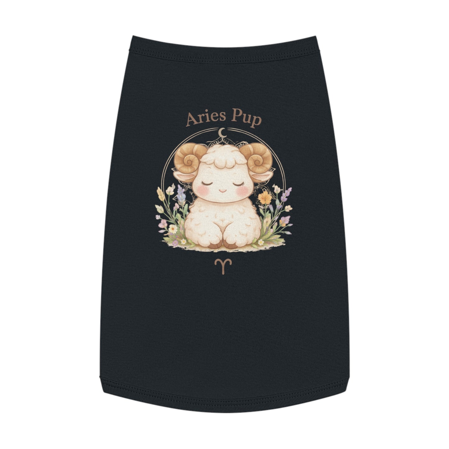Aries Pup Pet Tank Top – Cute Zodiac Dog Shirt
