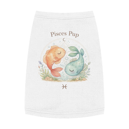 Pisces Pup Pet Tank Top – Zodiac Fish Dog Shirt | Cute Astrology Pet Tee