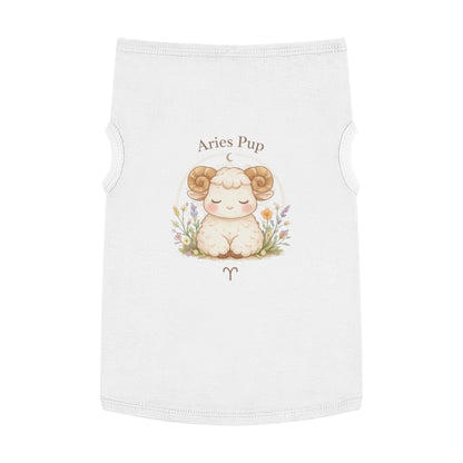 Aries Pup Pet Tank Top – Cute Zodiac Dog Shirt