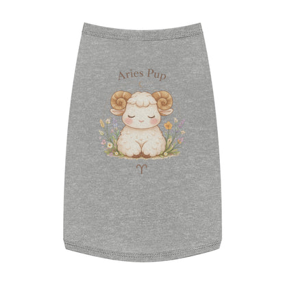 Aries Pup Pet Tank Top – Cute Zodiac Dog Shirt