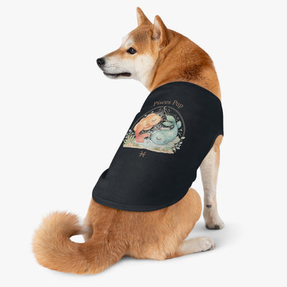 Pisces Pup Pet Tank Top – Zodiac Fish Dog Shirt | Cute Astrology Pet Tee