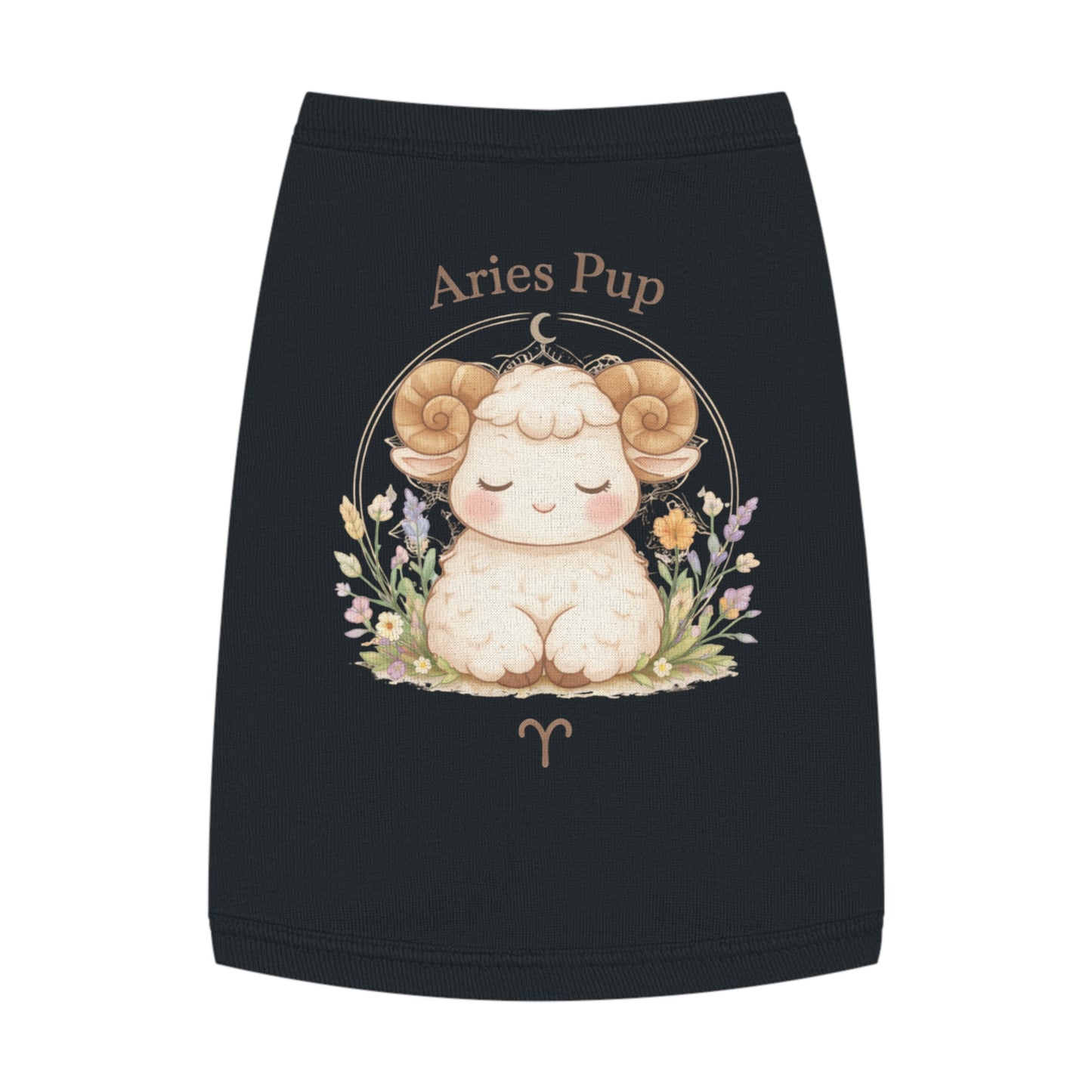Aries Pup Pet Tank Top – Cute Zodiac Dog Shirt